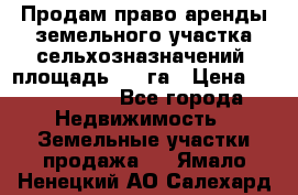 Продам право аренды земельного участка сельхозназначений  площадь 14.3га › Цена ­ 1 500 000 - Все города Недвижимость » Земельные участки продажа   . Ямало-Ненецкий АО,Салехард г.